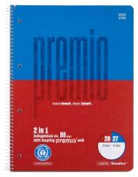 Staufen® Collegeblock Premio Twice Lineatur 27/28...