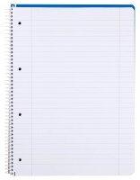 Staufen® Collegeblock Premio Twice Lineatur 27/28 liniert und kariert DIN A4 Innen- und Außenrand, 1 St.