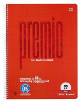 Staufen® Collegeblock Premio Lineatur 22 kariert DIN...