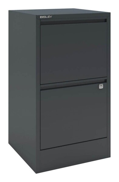 BISLEY Home Hängeregistraturschrank anthrazit 2 Schubladen 41,3 x 40,0 x 67,2 cm, 1 St.