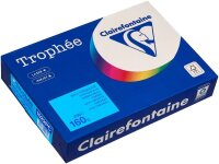 Clairefontaine Kopierpapier Trophée karibischblau DIN A4 160 g/qm 250 Blatt