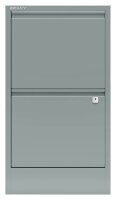 BISLEY Home Hängeregistraturschrank silber 2 Schubladen 41,3 x 40,0 x 67,2 cm, 1 St.