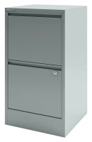BISLEY Home Hängeregistraturschrank silber 2 Schubladen 41,3 x 40,0 x 67,2 cm, 1 St.