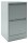 BISLEY Home Hängeregistraturschrank silber 2 Schubladen 41,3 x 40,0 x 67,2 cm, 1 St.