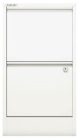 BISLEY Home Hängeregistraturschrank verkehrsweiß 2 Schubladen 41,3 x 40,0 x 67,2 cm, 1 St.