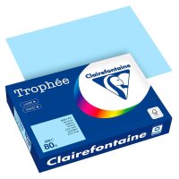Clairefontaine Kopierpapier Trophée eisblau DIN A4...