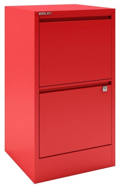 BISLEY Home Hängeregistraturschrank kardinalrot 2 Schubladen 41,3 x 40,0 x 67,2 cm, 1 St.