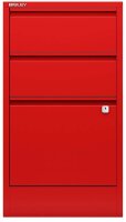BISLEY Home Hängeregistraturschrank kardinalrot 3 Schubladen 41,3 x 40,0 x 67,2 cm, 1 St.