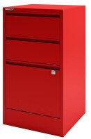 BISLEY Home Hängeregistraturschrank kardinalrot 3 Schubladen 41,3 x 40,0 x 67,2 cm, 1 St.