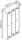 BISLEY LIGHT Spind lichtgrau GL12T1645, 3 Schließfächer 120,0 x 50,0 x 185,0 cm