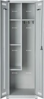 BISLEY LIGHT Putzmittelschrank GL06AZ-245 GL06AZ645 lichtgrau 4 Fachböden 60,0 x 50,0 x 185,0 cm, aufgebaut, 1 St.