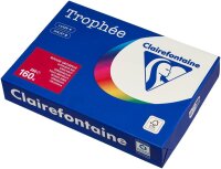Clairefontaine Kopierpapier Trophée kirschrot DIN A4 160 g/qm 250 Blatt