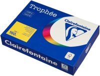Clairefontaine Kopierpapier Trophée canariengelb DIN A4 160 g/qm 250 Blatt