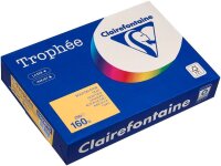 Clairefontaine Kopierpapier Trophée gold gelb DIN A4 160 g/qm 250 Blatt