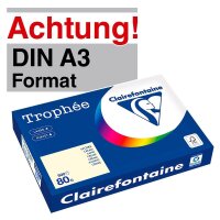 Clairefontaine Kopierpapier Trophée sand DIN A3 80...