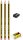 STAEDTLER Noris® 120 Bleistifte HB schwarz/gelb, 1 Set
