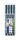 STAEDTLER Lumocolor Folienstifte schwarz 0,4 + 0,6 + 1,0 + 2,5 mm permanent, 4 St.