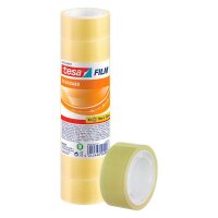 tesa STANDARD Klebefilm transparent 19,0 mm x 10,0 m 8...