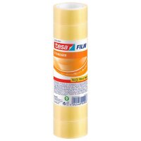 tesa STANDARD Klebefilm transparent 19,0 mm x 10,0 m 8...