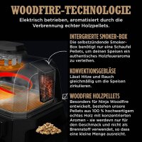 NINJA® Elektrogrill Woodfire Pro Connect XL OG901EU 1.700 W 57,0 x 51,0 x 41,0 cm, 1 St.