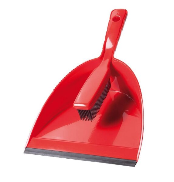 haug® bürsten Kehrgarnitur rot Kunststoff 36,0 cm breit