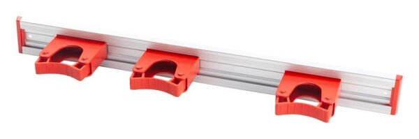 haug® bürsten Besenhalter rot, silber, 1 St.