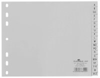 DURABLE Ordnerregister DIN A4 Halbformat A-Z grau...