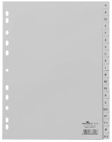 DURABLE Ordnerregister DIN A4 Vollformat A-Z grau...