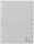 DURABLE Ordnerregister DIN A4 Vollformat 1-10 grau 10-teilig, 1 Satz