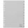 DURABLE Ordnerregister DIN A4 Vollformat 1-12 grau 12-teilig, 1 Satz