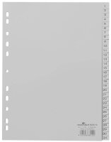 DURABLE Ordnerregister DIN A4 Vollformat 1-31 grau...
