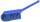haug® bürsten Handfeger blau Kunststoff 31,0 cm breit