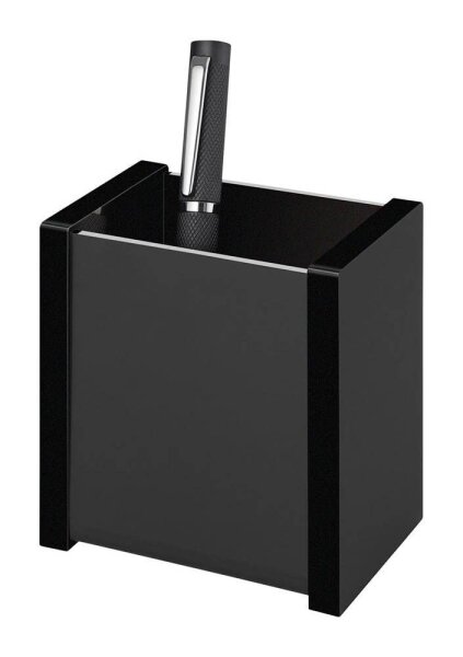 WEDO Stiftehalter Black Office schwarz Acryl 6,0 x 8,7 x 9,6 cm
