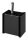 WEDO Stiftehalter Black Office schwarz Acryl 6,0 x 8,7 x 9,6 cm