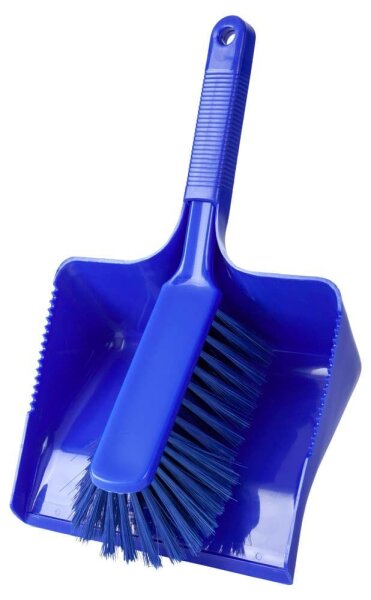 haug® bürsten Kehrgarnitur blau Kunststoff 35,0 cm breit