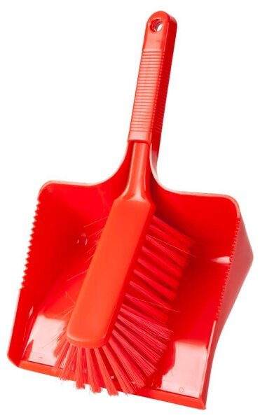 haug® bürsten Kehrgarnitur rot Kunststoff 35,0 cm breit