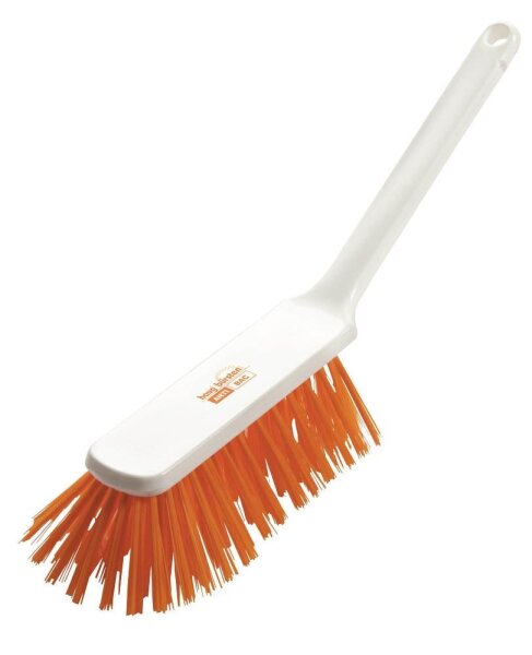 haug® bürsten Handfeger ANTI BAC weiß/orange Kunststoff 31,0 cm breit