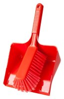 haug® bürsten Kehrgarnitur rot Kunststoff 35,0...