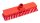 haug® bürsten Besenkopf rot Kunststoff 30,0 cm breit