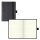 BRUNNEN Notizbuch KOMPAGNON ca. DIN A6 liniert, schwarz Hardcover 192, davon 16 zum Heraustrennen Seiten, 1 St.