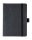 BRUNNEN Notizbuch KOMPAGNON ca. DIN A6 liniert, schwarz Hardcover 192, davon 16 zum Heraustrennen Seiten, 1 St.