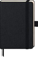 BRUNNEN Notizbuch KOMPAGNON ca. DIN A6 blanko, schwarz...
