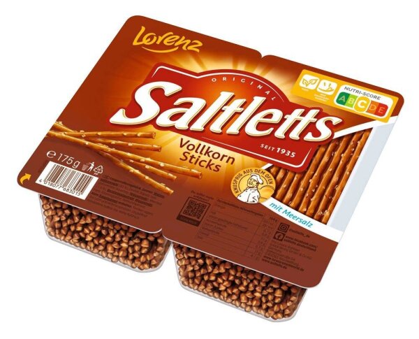 Saltletts Vollkorn Salzstangen 175,0 g, 2 St.
