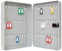 WEDO Schlüsselkasten lichtgrau mit 60 Haken,...