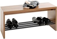 HAKU Möbel Schuhbank 37149 eiche-dunkel Holz 80,0 cm