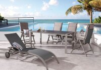 barths Sonnenliege Larino anthrazit Aluminium