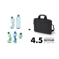 DICOTA Laptoptasche Eco Slim Case BASE Kunstfaser schwarz D31308-RPET bis 39,6 cm (15,6 Zoll)