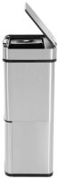 Hailo Öko Vario XL Mülleimer 50,0 l silber, schwarz, 1 St.