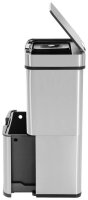 Hailo Öko Vario XL Mülleimer 50,0 l silber, schwarz, 1 St.