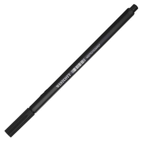 WESTCOTT STORYLINER Fineliner schwarz 0,4 mm, 1 St.